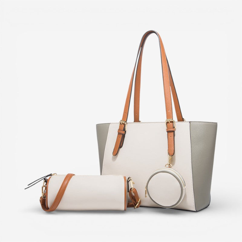 Amelia – Sacs à main grande capacité avec design bicolore