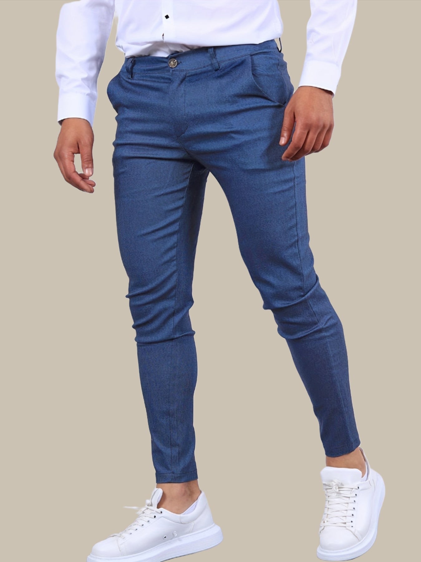 Henry - Pantalon slim avec poches latérales