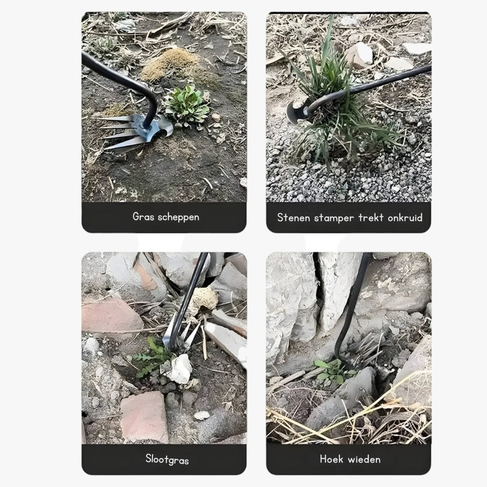 GardenMate - Multifunctional weed grabber with ergonomic handle and efficient root removal