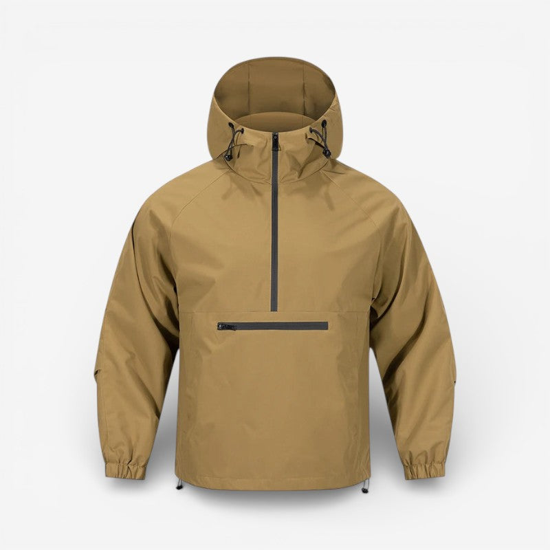 Aidan - Veste à capuche à manches longues avec demi-fermeture éclair