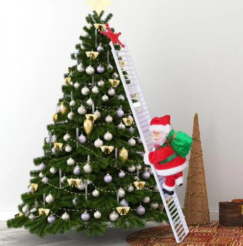 ChristmasClimber Santa - Cheerful Christmas decoration with music and movement