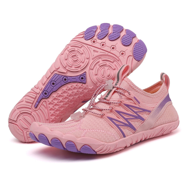 Lukas - Chaussures pieds nus réglables avec semelle rigide pour une stabilité accrue