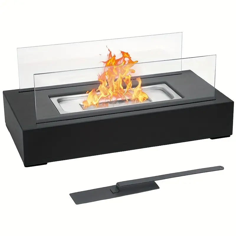 FlameCraft - Contemporary table-top bio-ethanol fireplace for elegant warmth