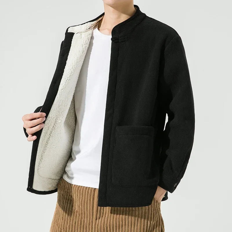 Thaylen - Long sleeve jacket with side pockets