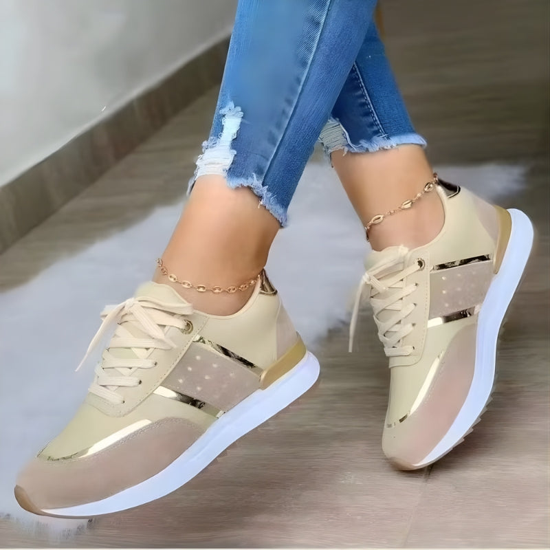 Maren - Sneakers con lacci e punta tonda