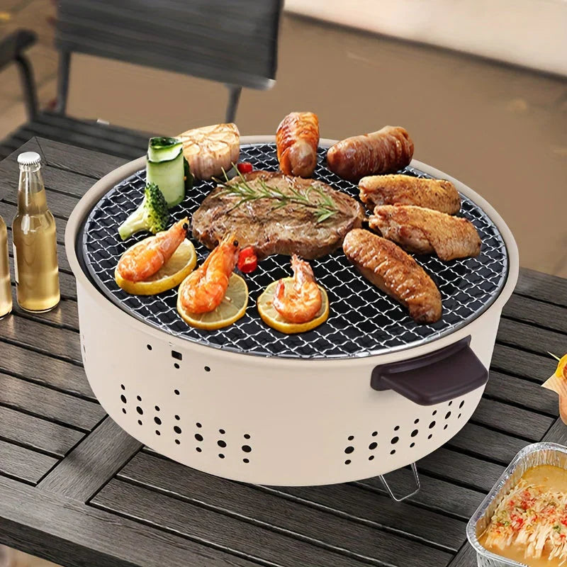 SmokeMate – Przenośny grill węglowy z kompaktowym, redukującym dym designem