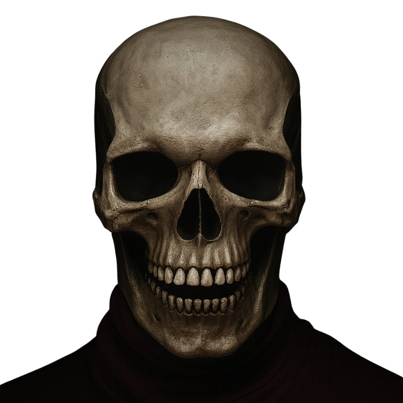 BoneReign – Skull mask with movable jaw for Halloween and cosplay