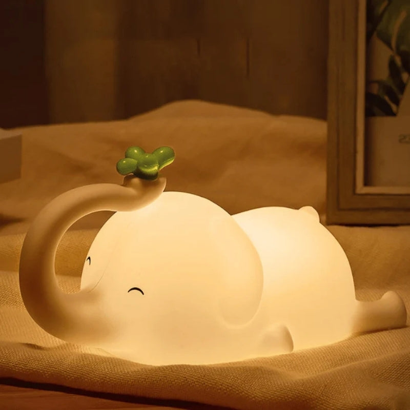 GlowEle – Elephant Night Light Dimmable for Bedroom
