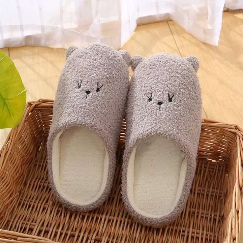 Valeria - Round Toe Slippers with Non Slip Design