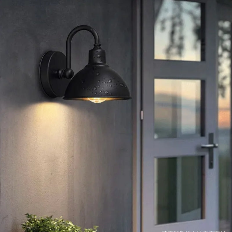 GlowGuard - Trwała wodoodporna lampa ścienna zewnętrzna do ogrodu na każdą pogodę