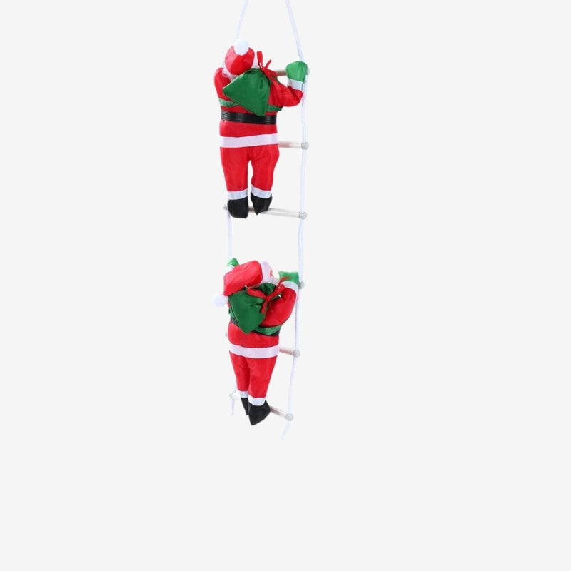 SantaClimb – Scară de cățărat Moș Crăciun cu design de agățătoare pentru decor festiv