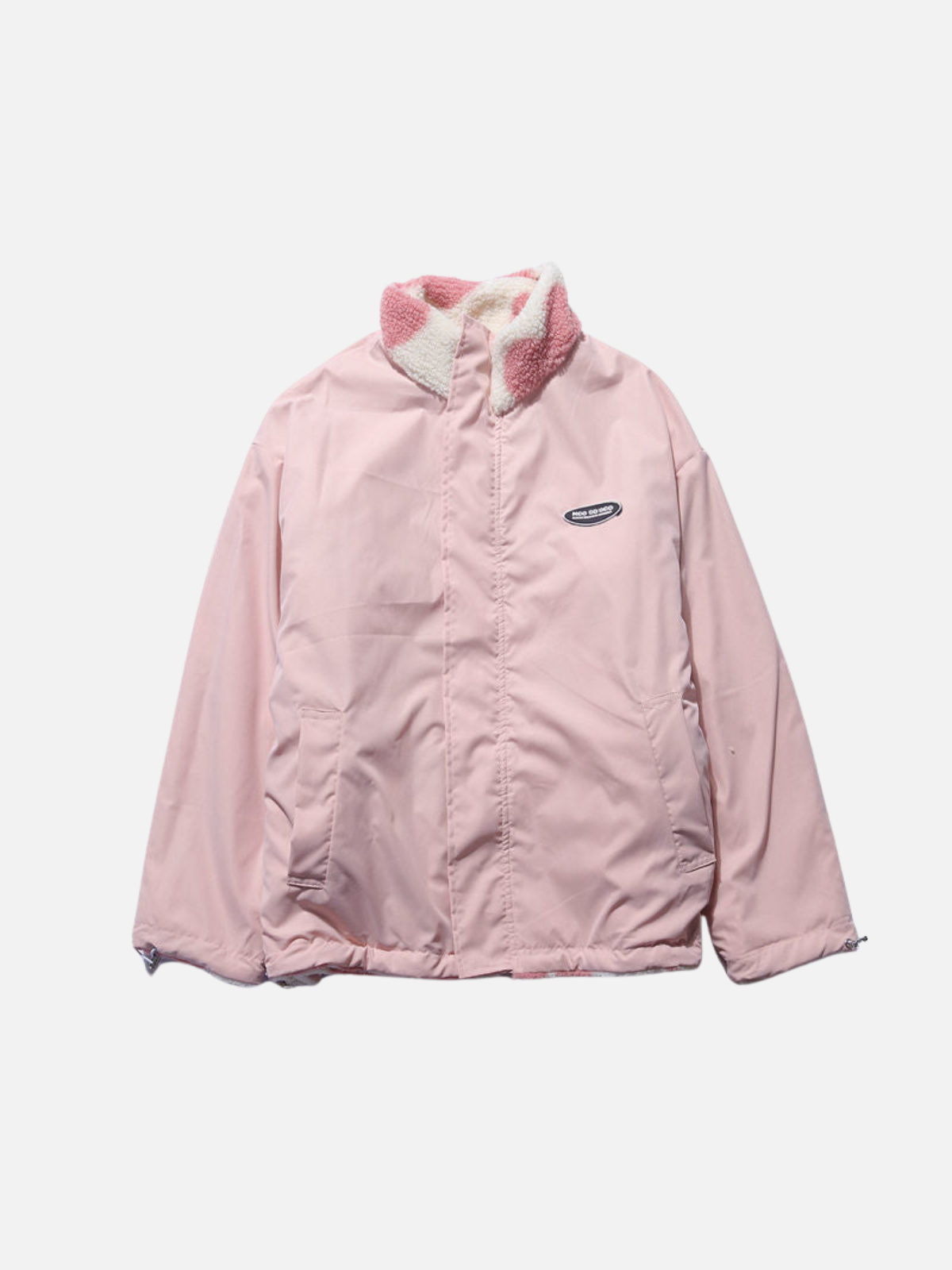 Zoe - Veste décontractée réversible à imprimé cœurs