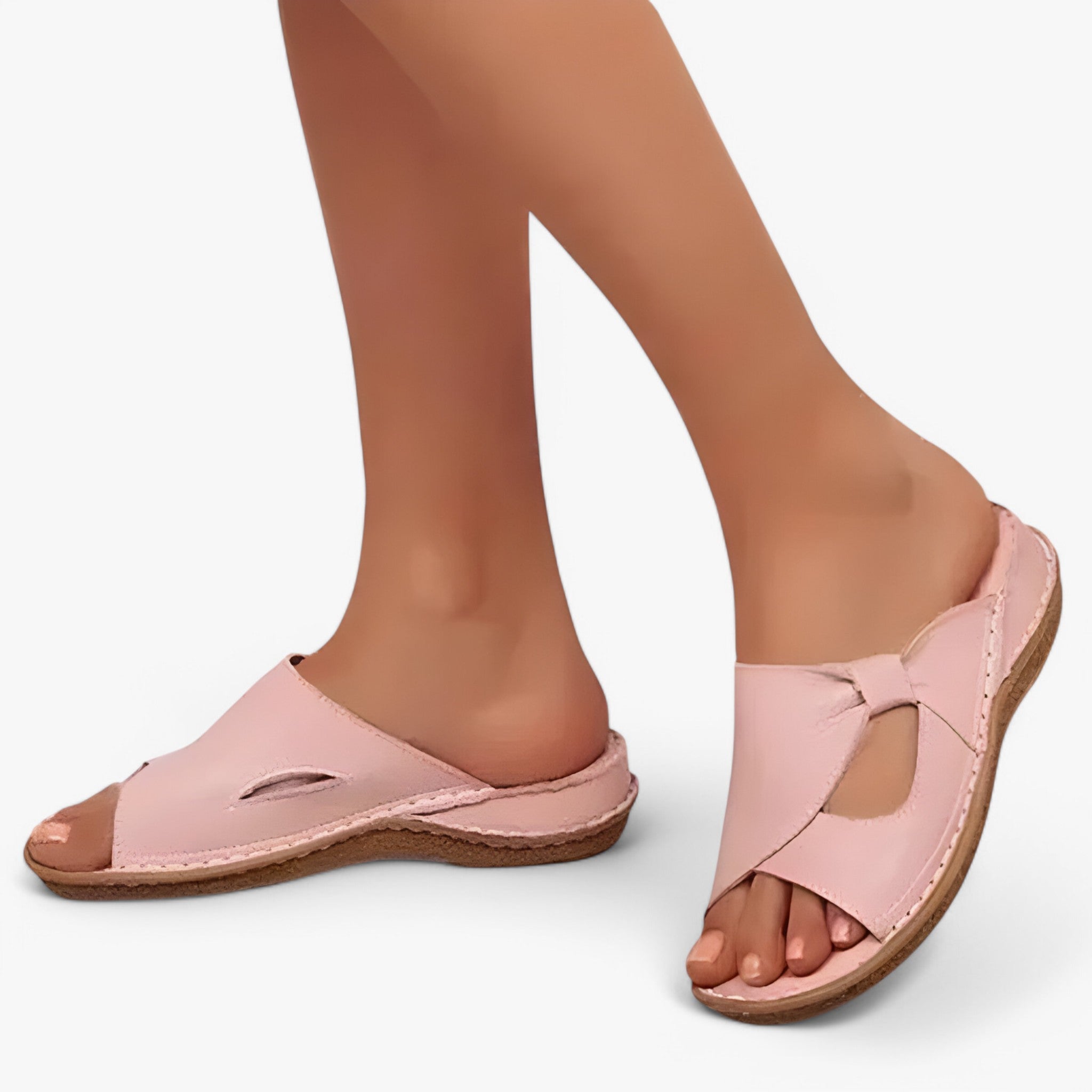 Serena – Elegant open-toe slippers with relaxed and comfortable fit