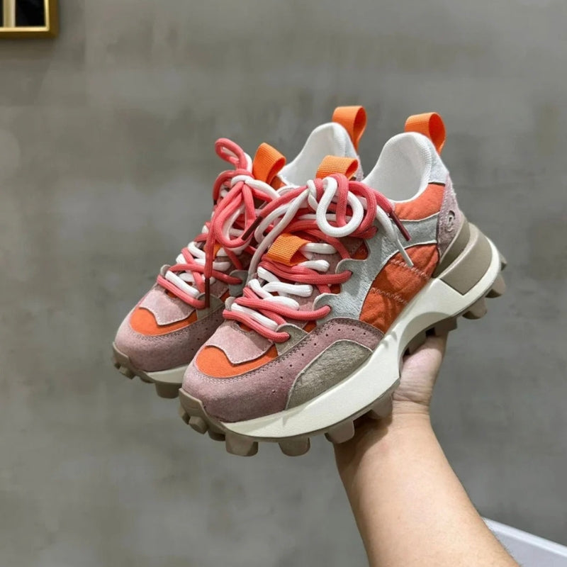 Emily – Round toe sneakers with non-slip sole