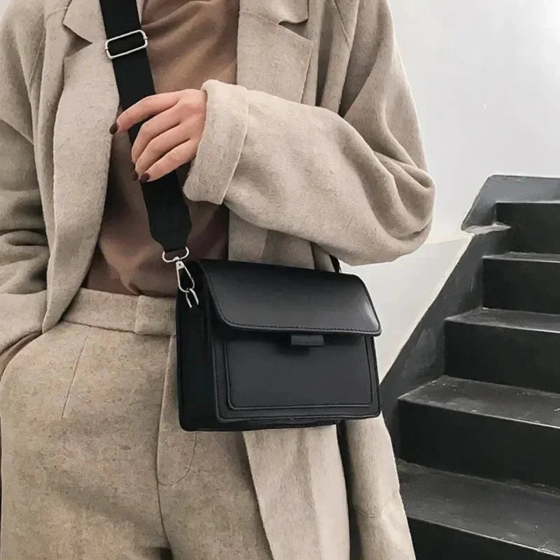 Leony - Sac bandoulière à rabat élégant avec fermeture sécurisée et design compact