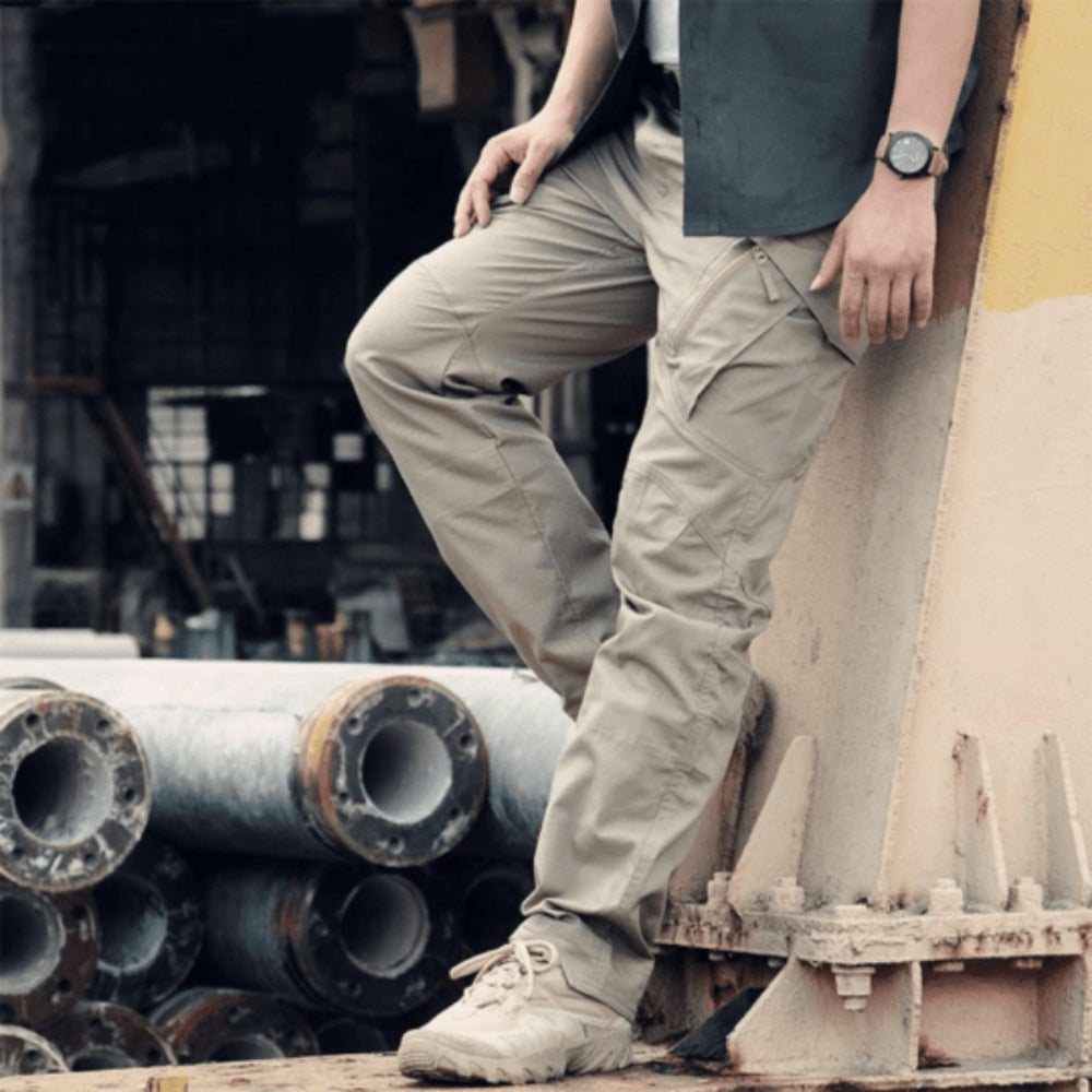 William – Pantaloni cargo eleganți cu buzunare sigure și croială confortabilă și aerodinamică