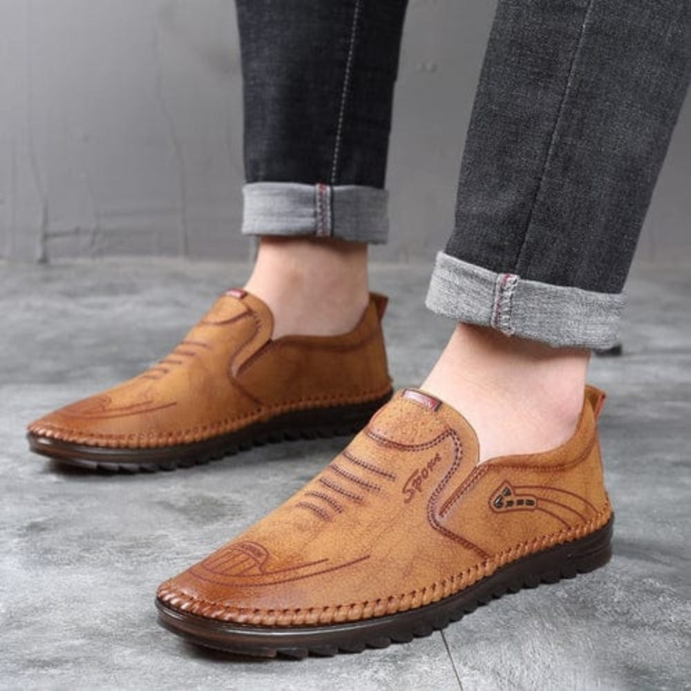 Ethan – Scarpe di supporto con suole ammortizzate e comfort per dita larghe
