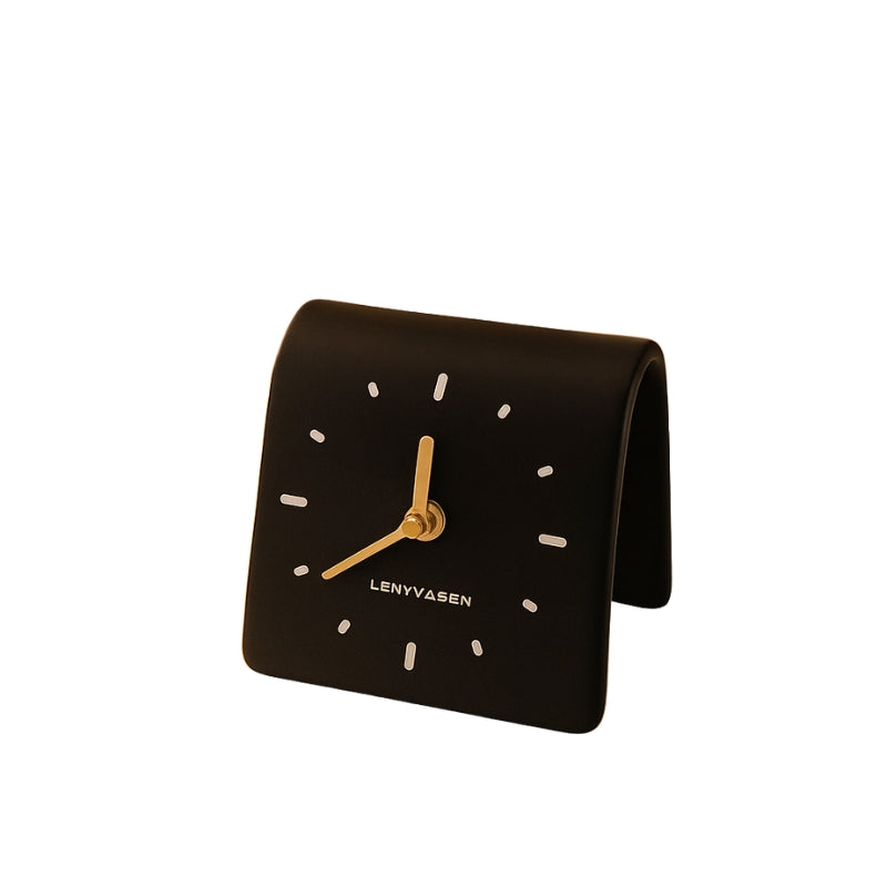 FormHaven – Orologio da tavolo minimalista con display digitale e design essenziale