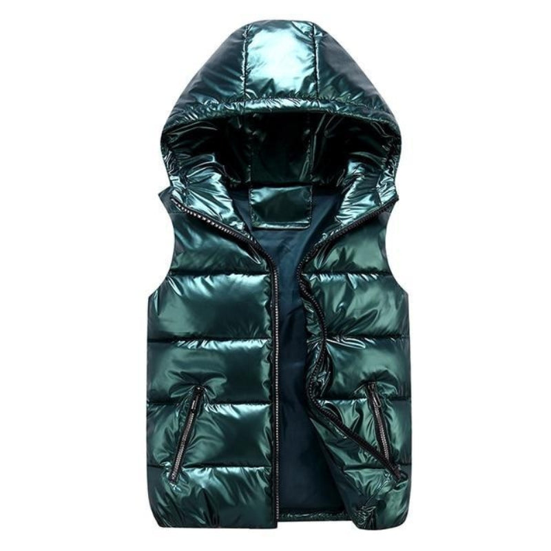 Adam - Hooded Vest with Zip Pockets