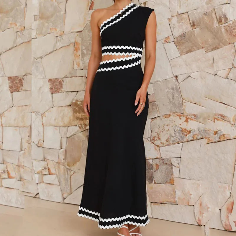 Sophia – Bežné pletené midi šaty s detailom v páse