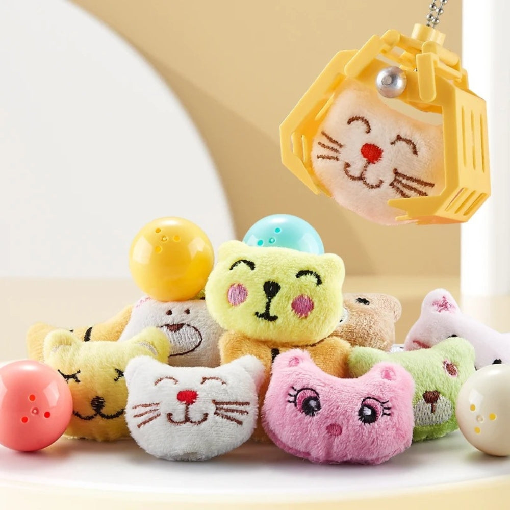ClawJoy - Mini mașină cu clește cu telecomandă și cabină de joc iluminată