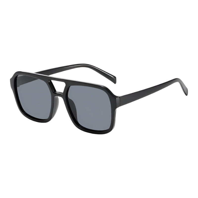 VeroLux – Lunettes de Soleil à Monture Carrée en Plastique avec Verres en Plastique