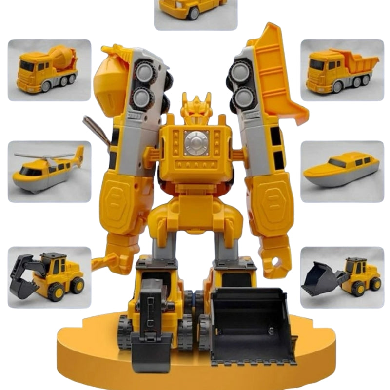MagnaMix – Magnetický robot na hraní měnící tvary s vyměnitelnými designy vozidel