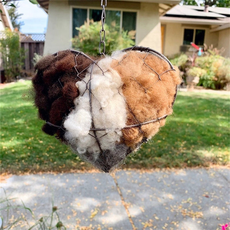 Handcrafted Heart Bird Nest Garden Decoration