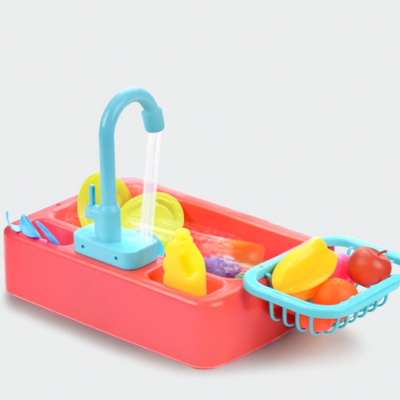SinkSprout – Mini Zestaw Do Zlewu z Kranu i Zabawki Warzywne