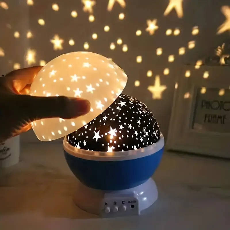 StellaGlow – Star Projector Night Light with Moon and Color-Changing Light