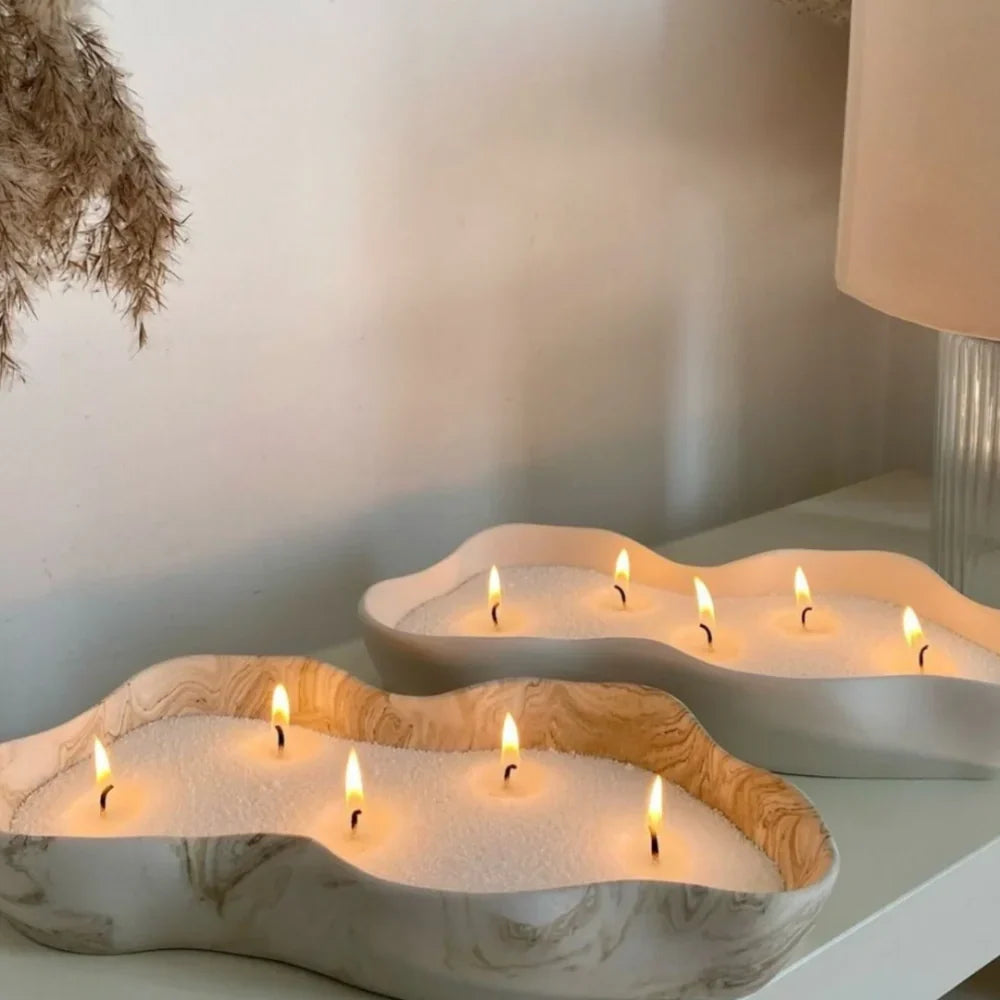SandWick - Kit per candele con sabbia e stoppini personalizzabili