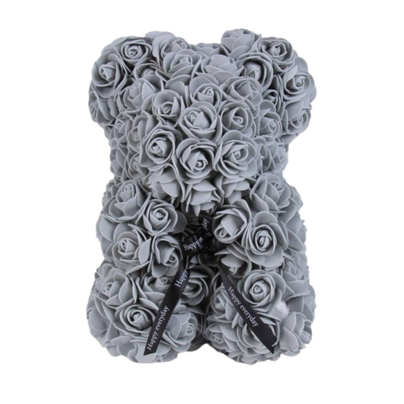 BloomBear – Ours décoratif aux roses en cadeau avec un design réconfortant