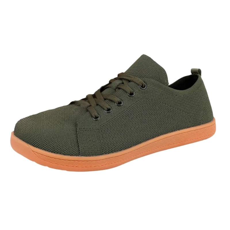 Jess - Scarpe barefoot traspiranti con punta larga e chiusura con lacci