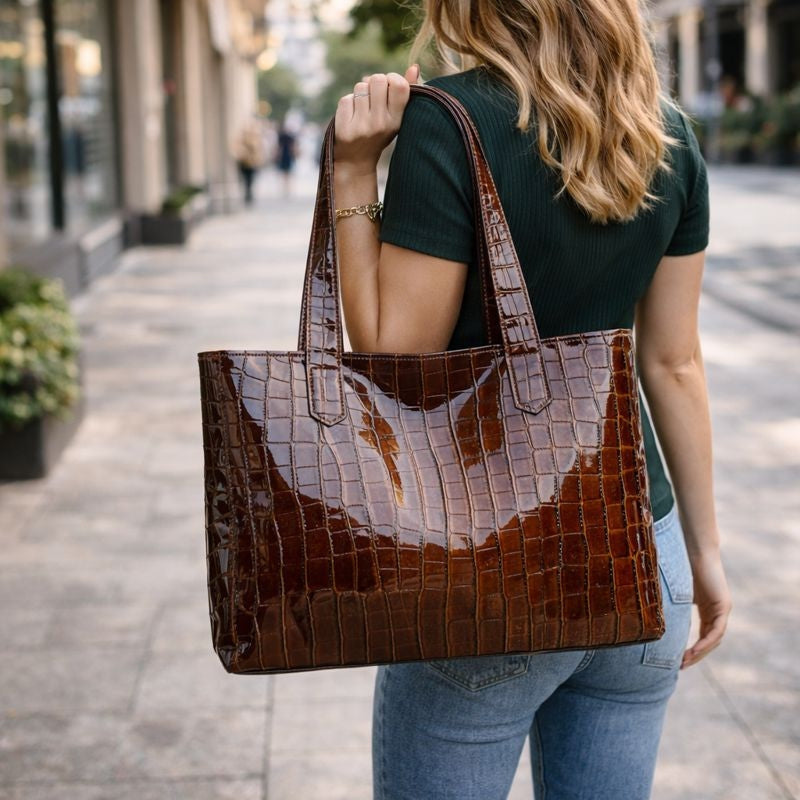 Freya – Geantă tote cu capacitate mare și mâner
