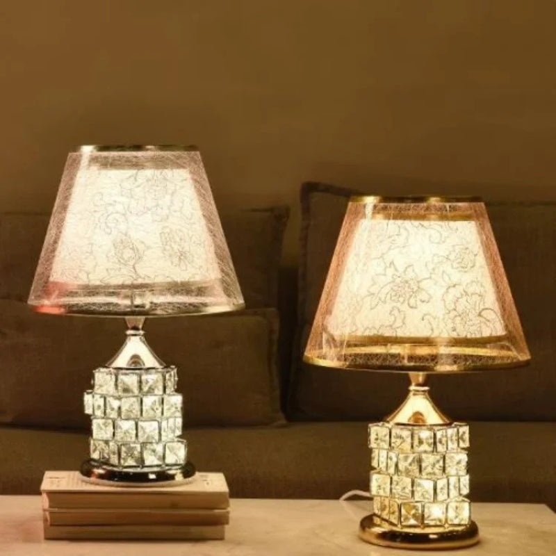 LumaGlow – Crystal LED table lamp for home décor