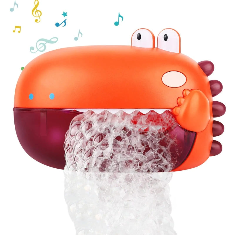 BubbleBeats – Jucărie de baie dinozaur cu generator de bule și efecte muzicale jucăușe