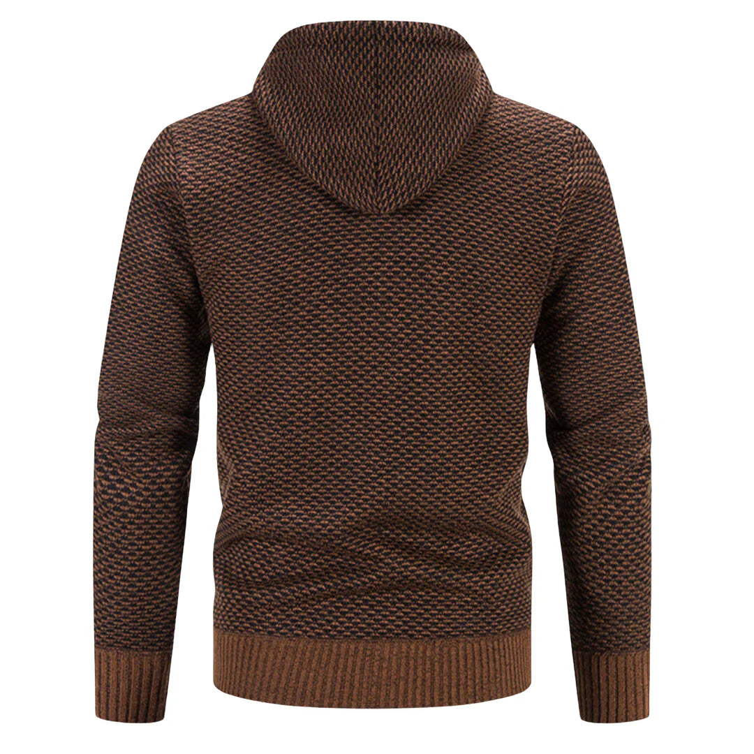 Beron - Warm long-sleeve jacket with hood and pockets