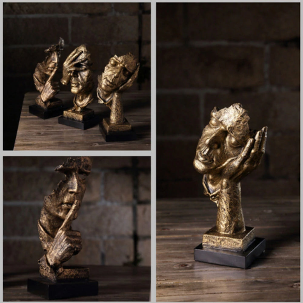AuraObject - Abstract decorative sculpture with calm artistic form and modern minimalist design