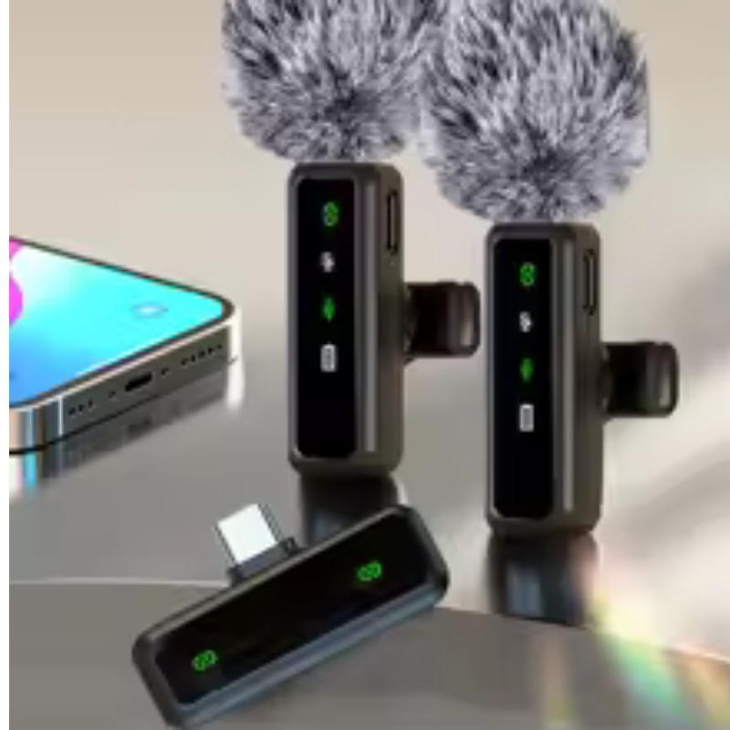 SoundClip – Draadloze Lavalier Microfoon met USB-C en iPhone Compatibiliteit