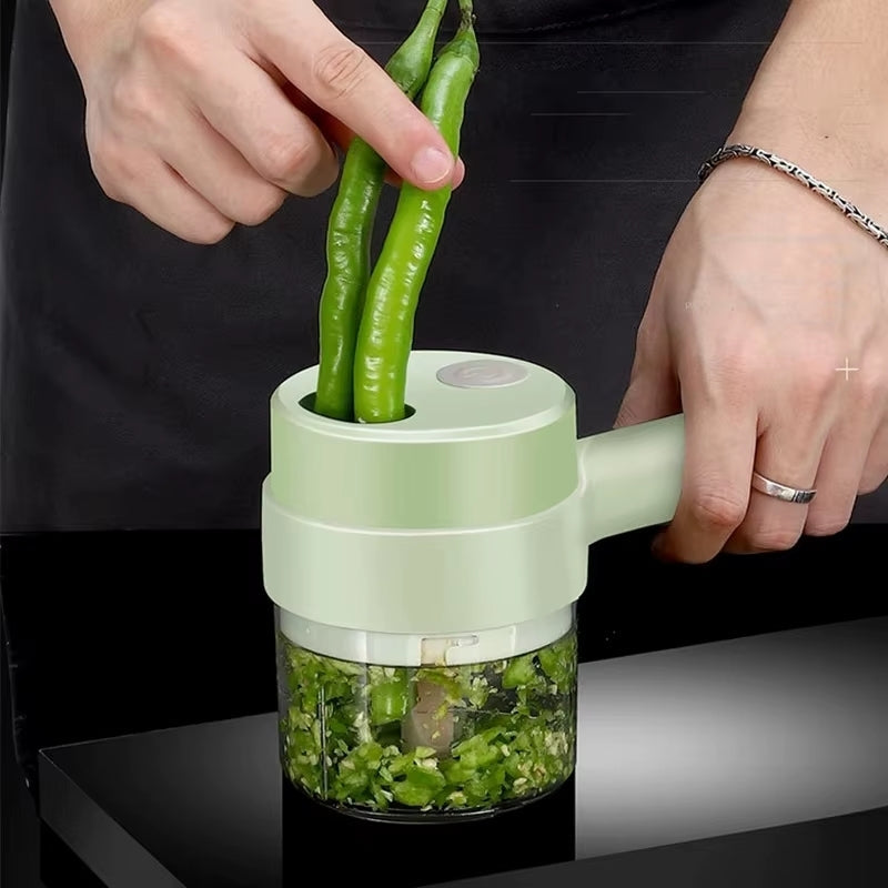 ChopMaster - Tăietor electric de legume cu încărcare USB și design wireless