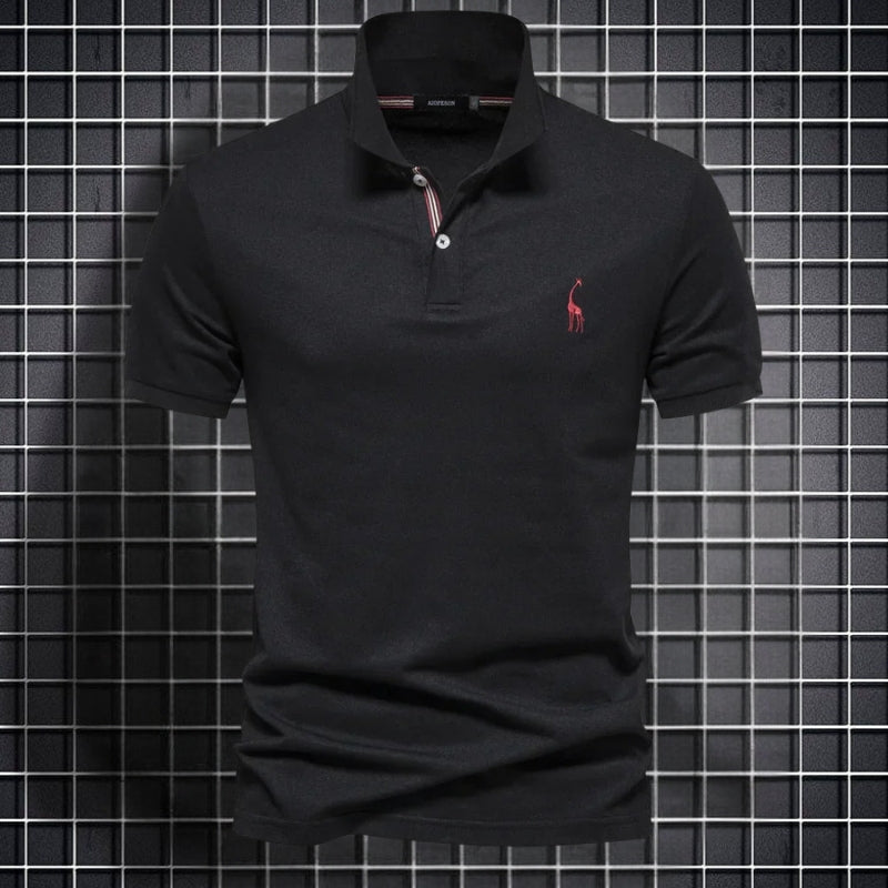 Męska koszulka polo slim fit z krótkim rękawem
