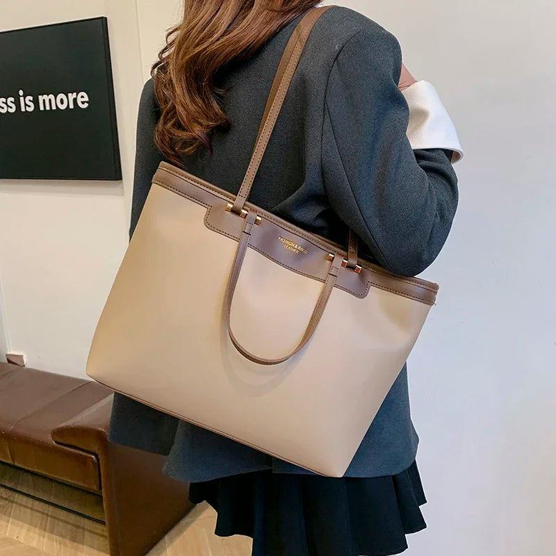 Borsa a Spalla Donna Grande Capacità in Pelle PU