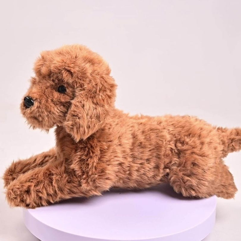 PawBuddy – Realistická hračka pre psa s prenosným dizajnom | Jednoduché ovládanie a presun | Štandardná veľkosť na umiestnenie | Veľkosť 40 cm | Hnedá