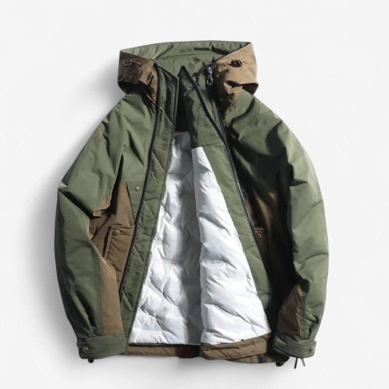 Arden – Veste matelassée avec capuche et fermeture éclair