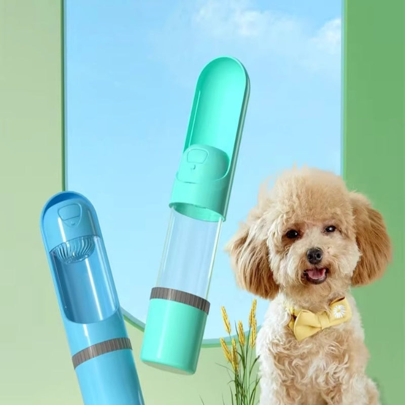 PetSip – 2-in-1 travel bottle for dogs and cats with bowl