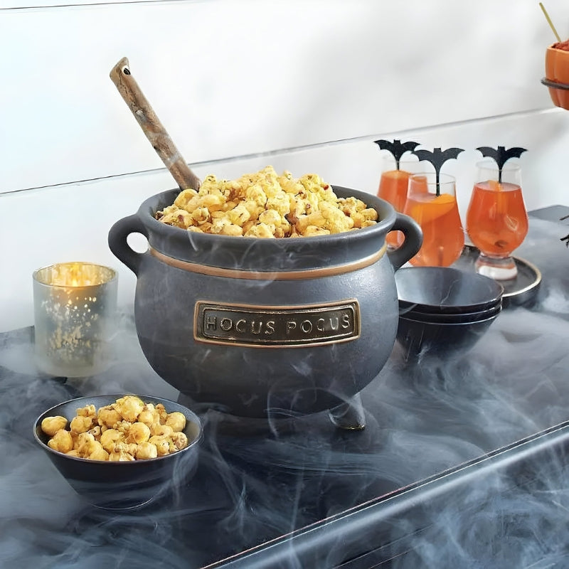HexaCauldron – Vassoio da portata a forma di calderone per Halloween con design classico