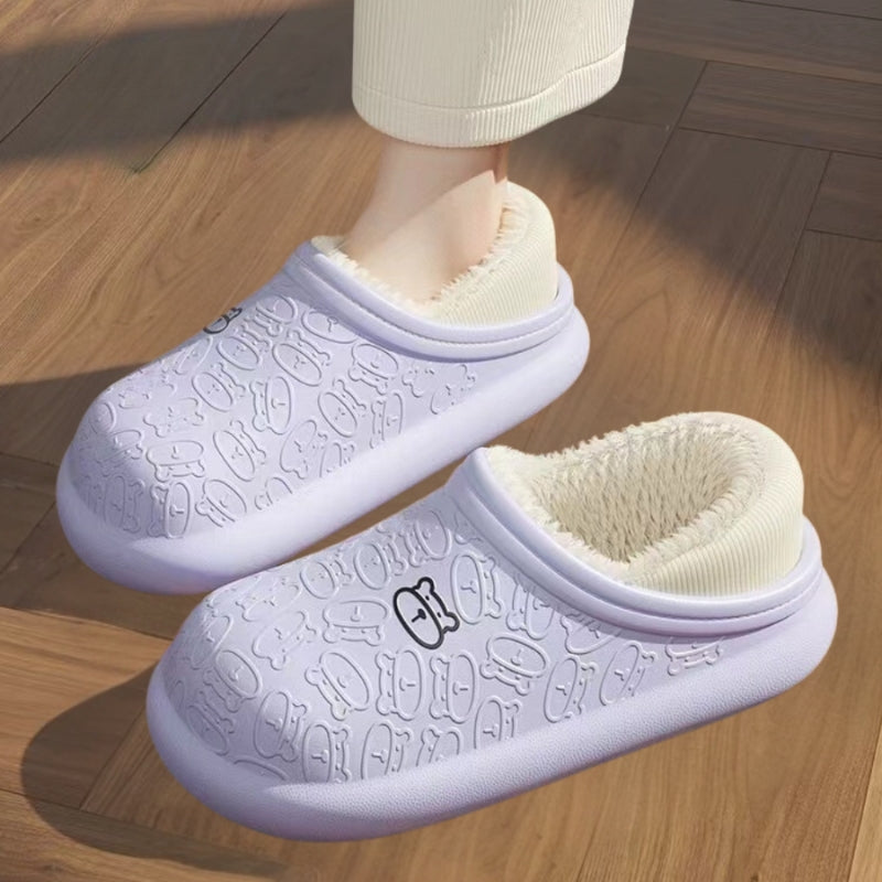 ComfyWalk - Papuče s okrúhlou špičkou a dizajnom na jednoduché obúvanie