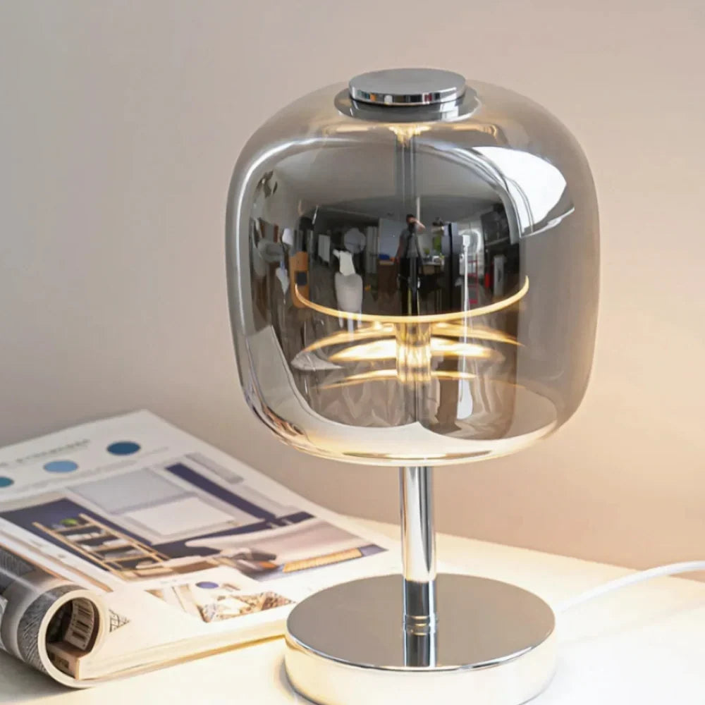 Orbessa - Lampada da tavolo con illuminazione regolabile
