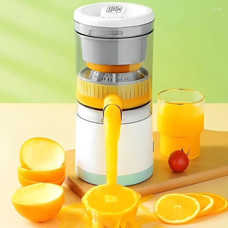 JuiceMate – Przenośna sokowirówka z przyciskami i ładowalnym designem