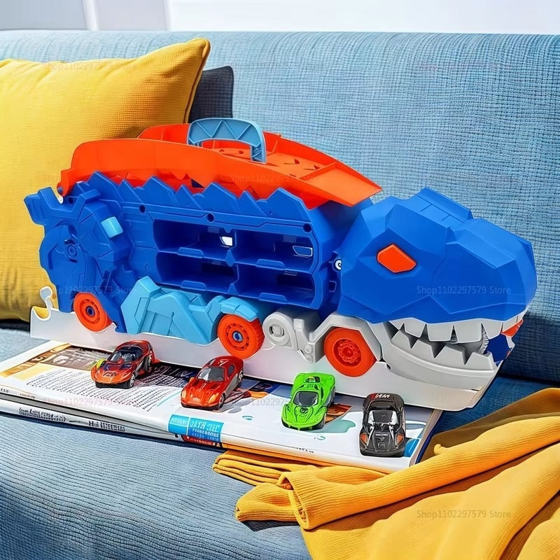 DinoDrive - Mașină de jucărie dinozaur transformabilă pentru copii